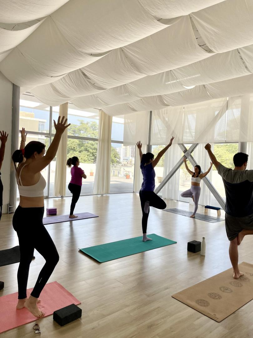 Pose de Yoga